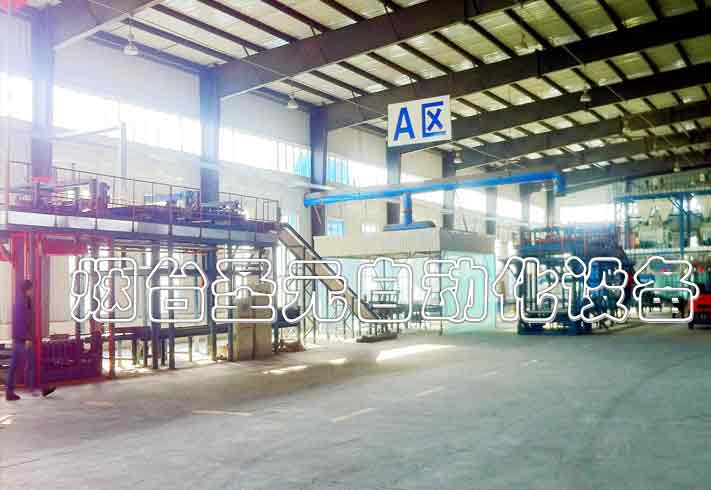 全自（zì）動包裝高位碼垛生產（chǎn）線圖